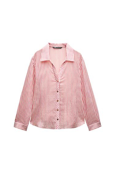 FLOWY STRIPED SHIRT