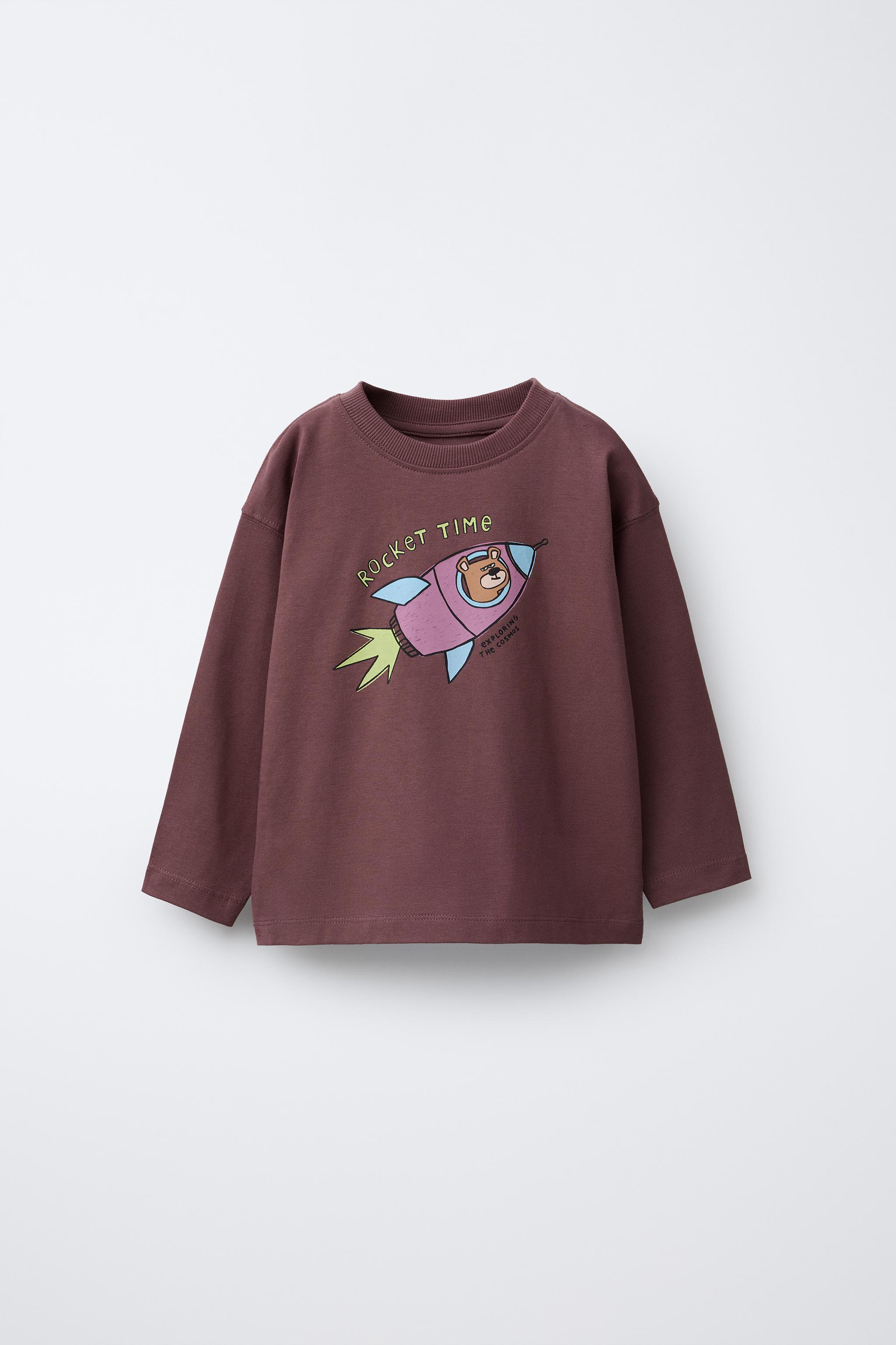トップス 6397/ANIMAL PRINT L/S BOY T Buy Animal Leopard Print Cotton Rich Long Sleeve Rib T-Shirt
