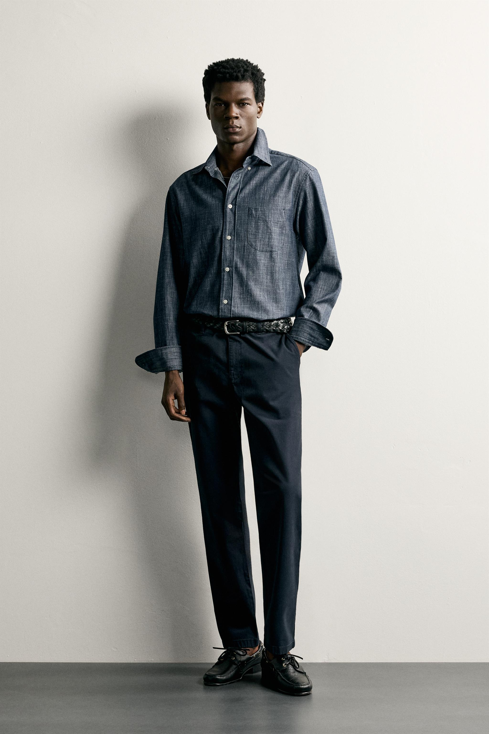 Zara SLIM FIT CHINO PANTOLON