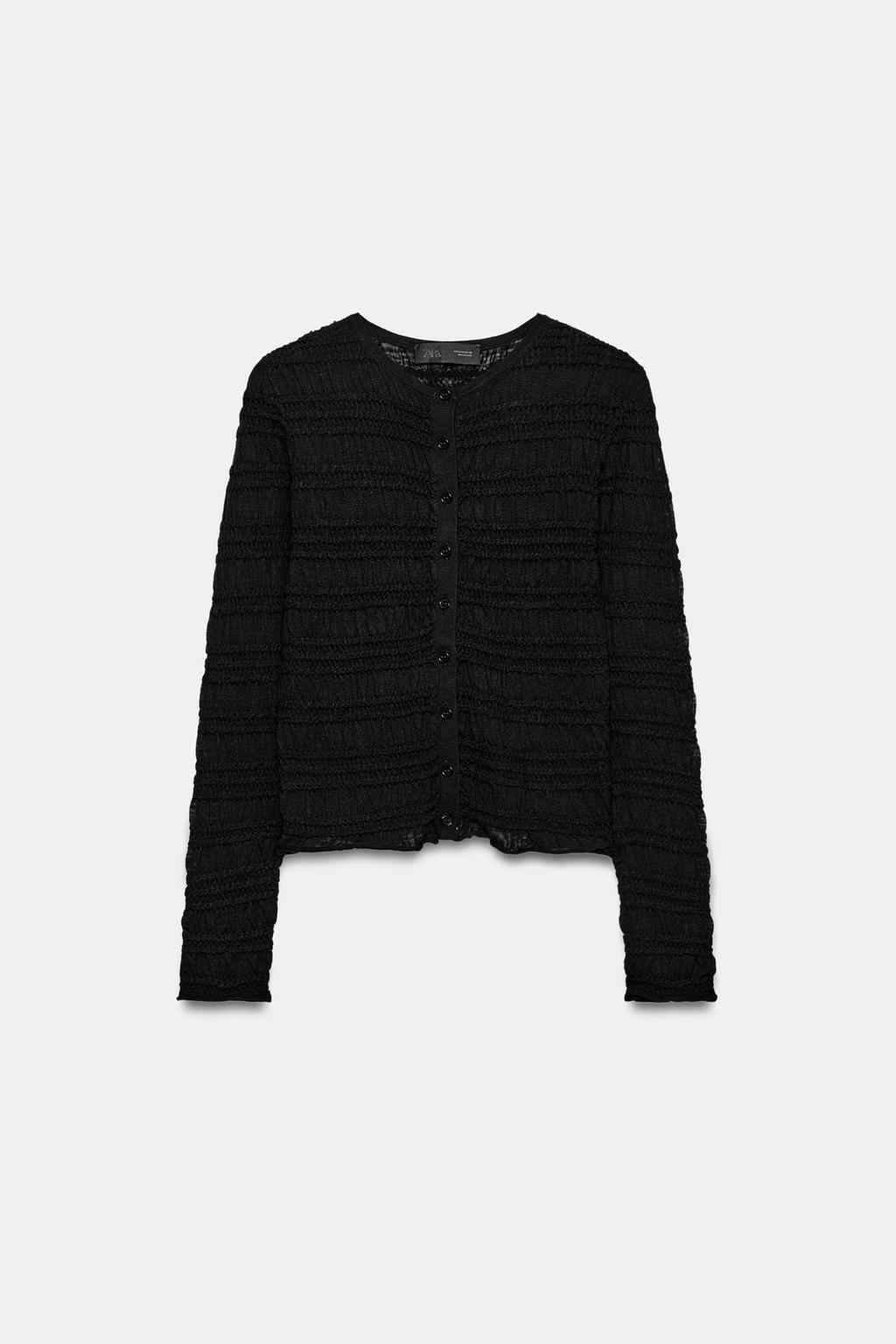 HONEYCOMB KNIT CARDIGAN