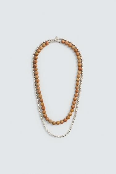 PACK OF 2 COMBINED NECKLACES - Multicoloured by Zara