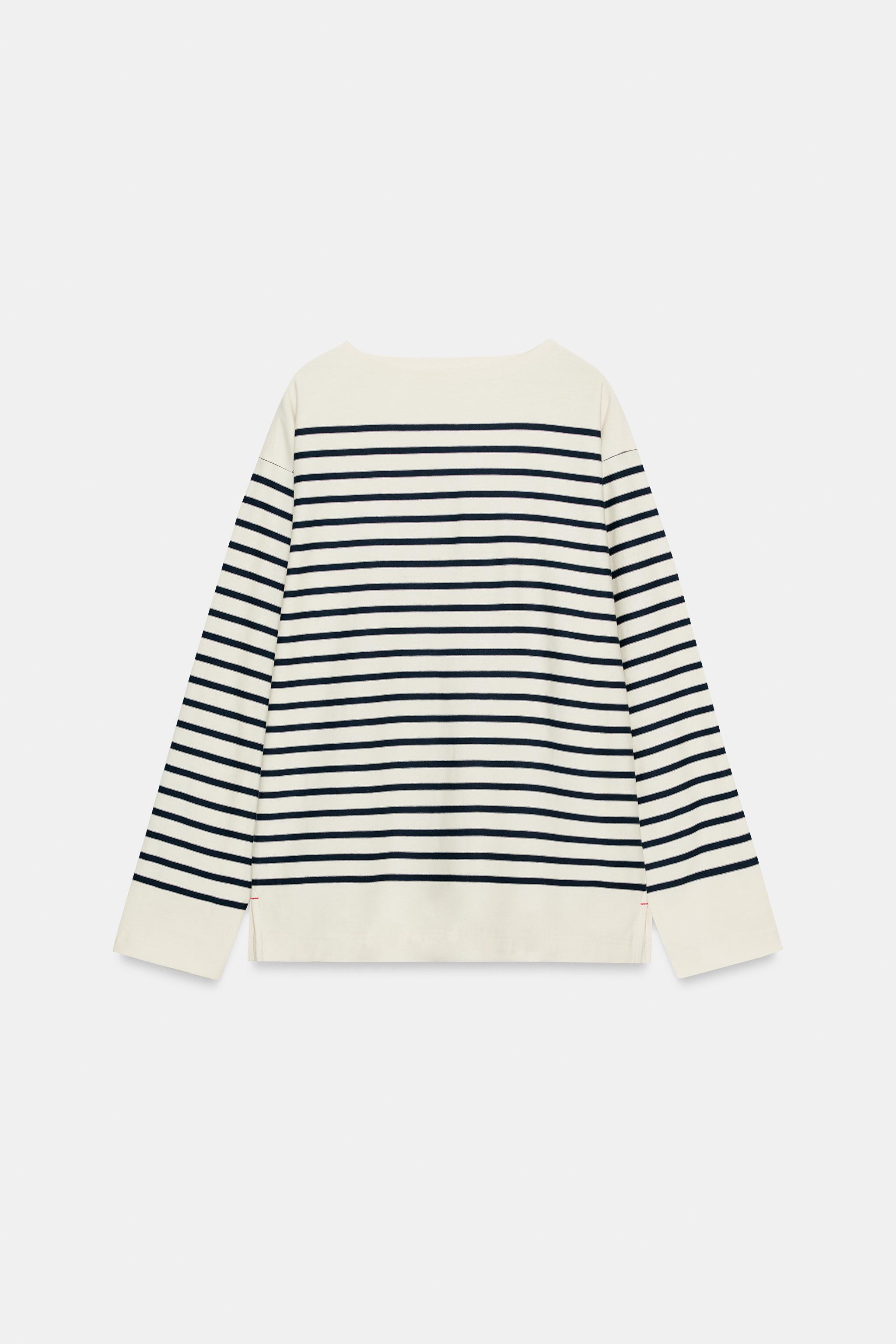 STRIPED LONG SLEEVE T-SHIRT