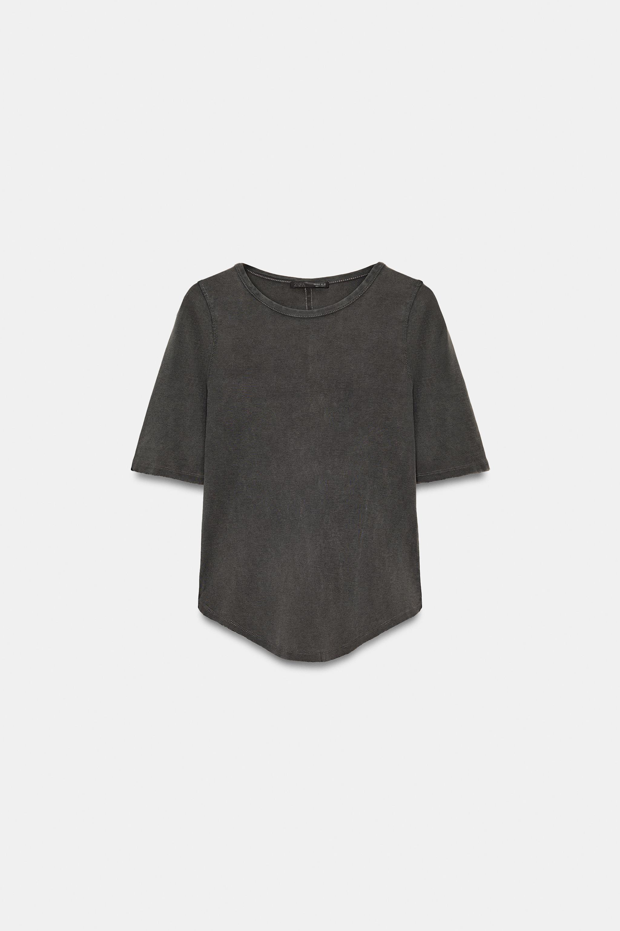T-SHIRT EFFET DÉLAVÉ