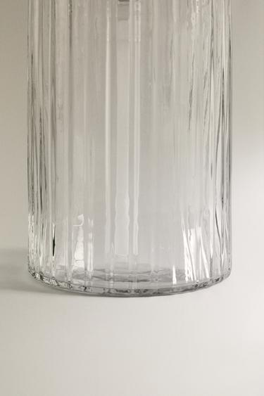 DISTRIBUTEUR SAVON VERRE RELIEF ET MÉTAL - Transparent de Zara - Image 2