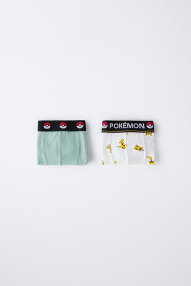 6-14 YEARS/ TWO-PACK OF POKÉMON ™ BOXERS - Blue green by Zara - Image 4