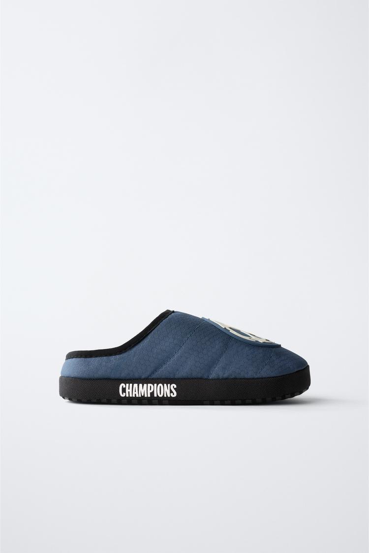 PANTUFLA UEFA CHAMPIONS LEAGUE ® Azul ZARA Mexico