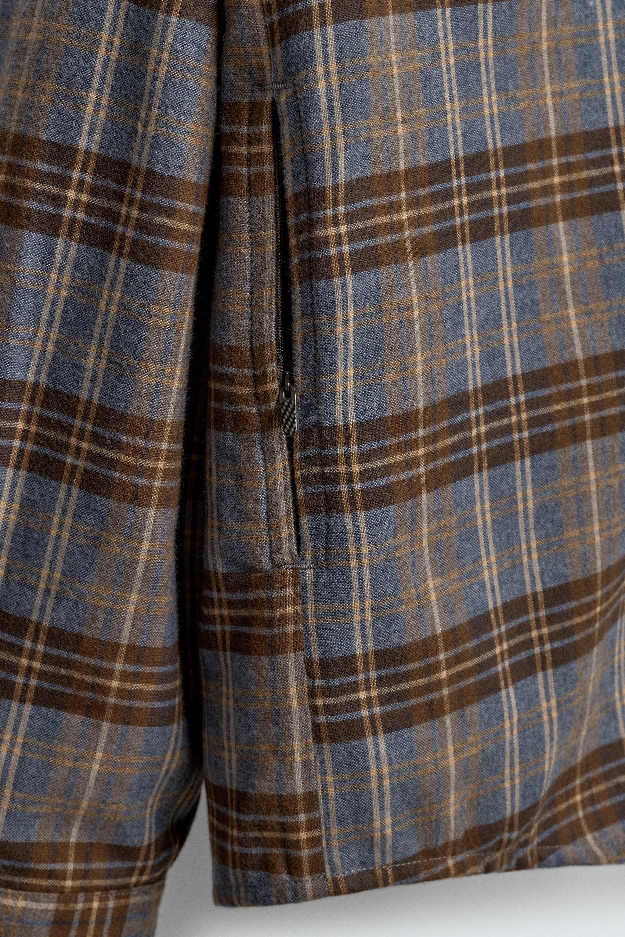 PLAID LYOCELL - WOOL SHIRT