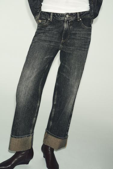 Zara TEKSAD Z1975 STRAIGHT TURN-UP HEM - Must