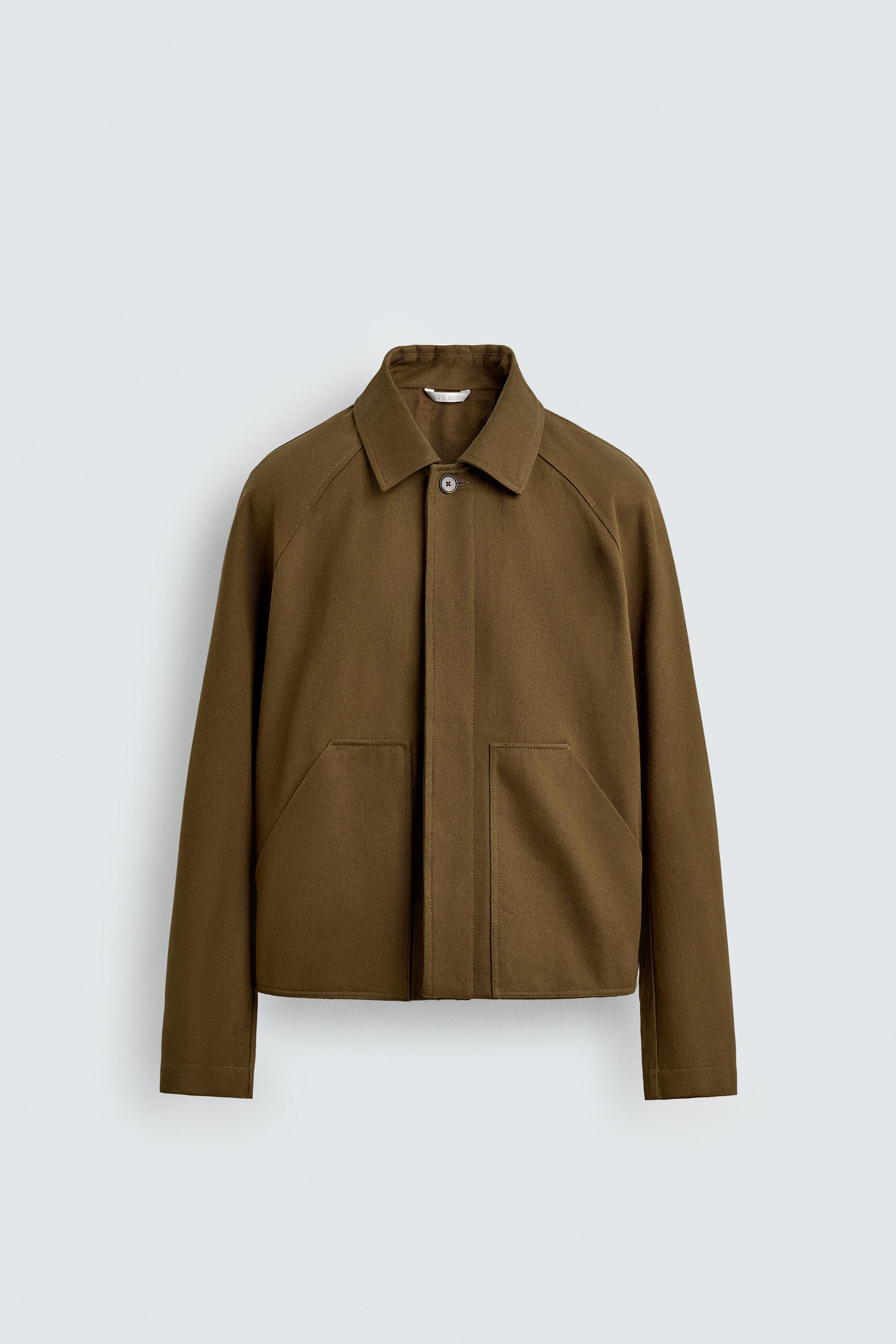 COTTON TWILL JACKET - Khaki | ZARA United States