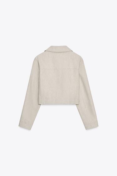 TOPSTITCH JACKET - Sand by Zara - Image 6