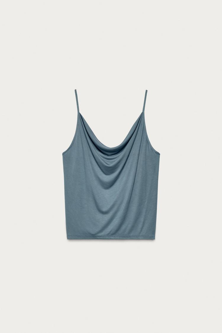 Top drapeado MARISA BERENSON X ZARA 2
