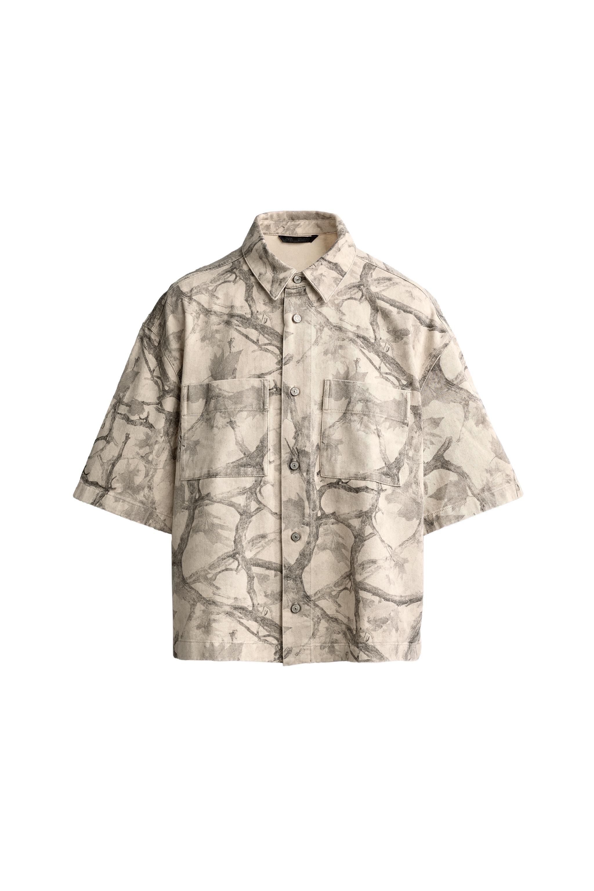 SOBRECAMISA BOXY FIT ESTAMPADO ABSTRACTO