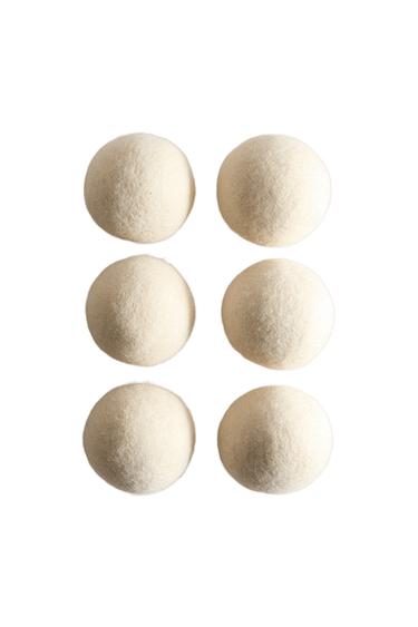 DRYER BALLS (SET OF 6) - Cream by Zara