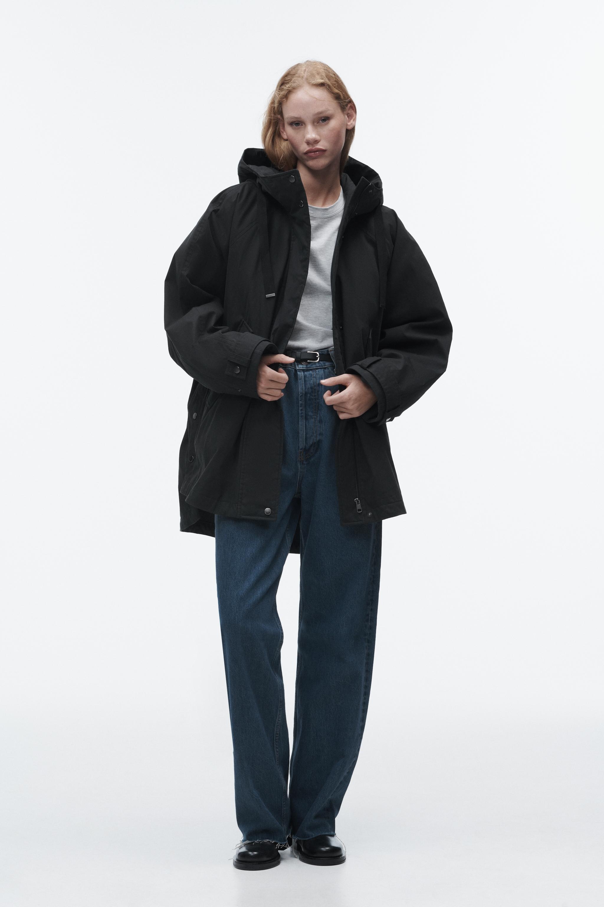 Zara outlet oversized jacket parka