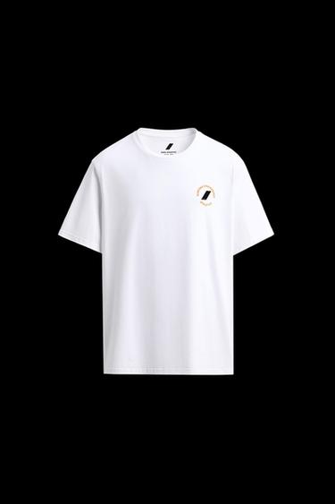 T-SHIRT MIT SURFBRETT-PRINT - Weiß von Zara - Bild 0