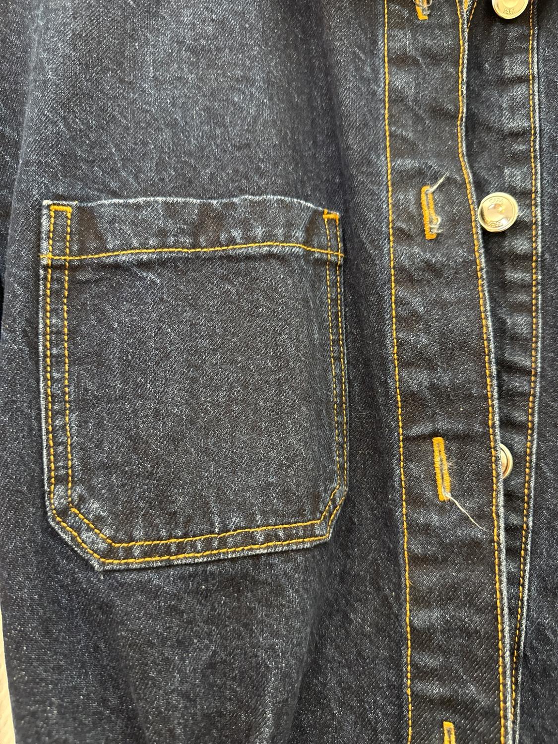 Z1975 SHORT SLEEVE DENIM PLAYSUIT - Image 4