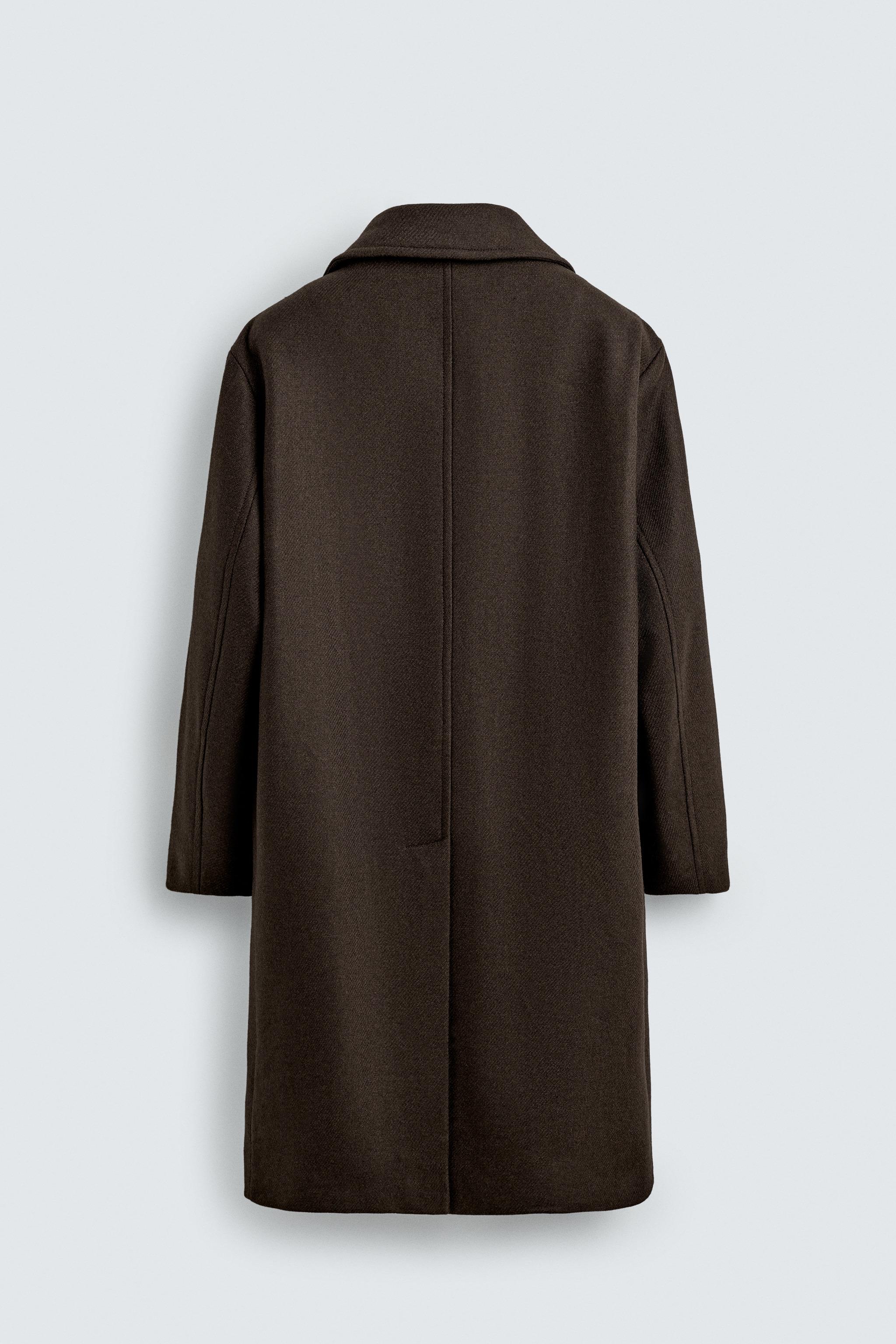 RELAXED FIT WOOL COAT