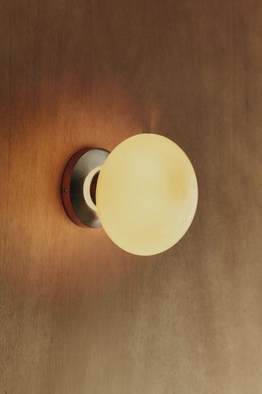 Zara LAMP | GLASS METAL WALL SCONCE - P