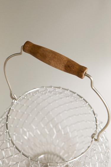 FOLDABLE METAL STORAGE BASKET - Steel by Zara - Image 2