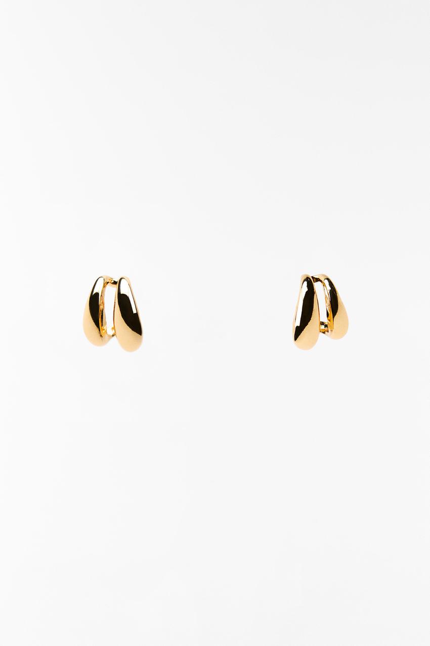 DOPPELTE EAR-CUFF-OHRRINGE - Goldfarben | ZARA Deutschland / Germany