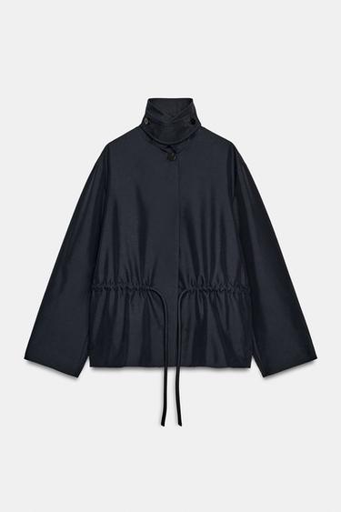 TAB PARKA ZW COLLECTION - Navy blue by Zara - Image 5