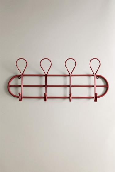 CHILDREN'S IRON CLOTHES RACK - Red by Zara