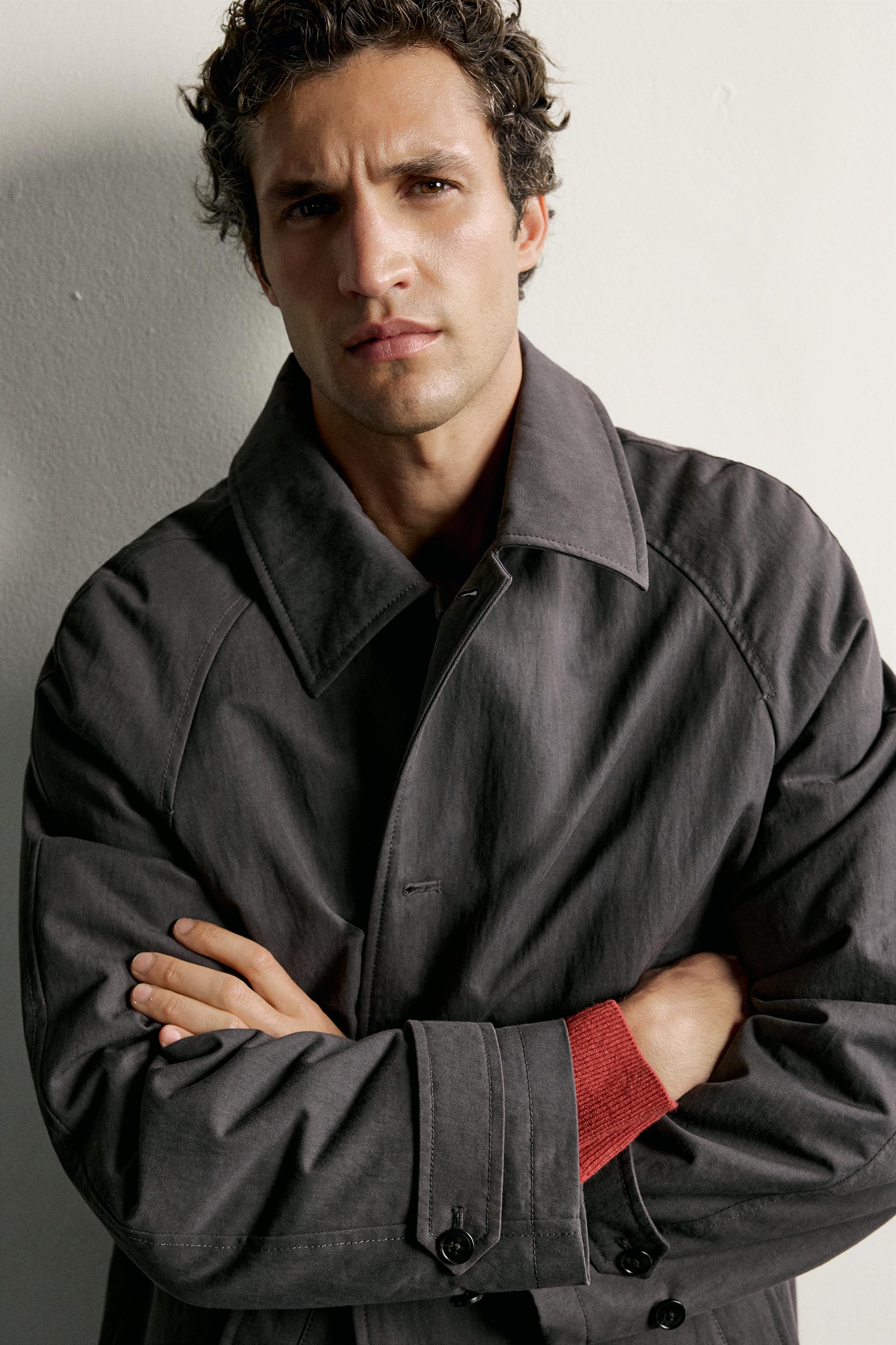 WATER-REPELLENT REGULAR FIT TRENCH COAT