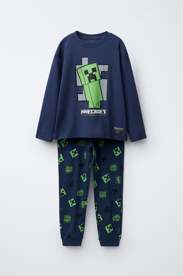 6-14 AÑOS/ PIJAMA MINECRAFT © MOJANG AB. ™ - Azul de Zara