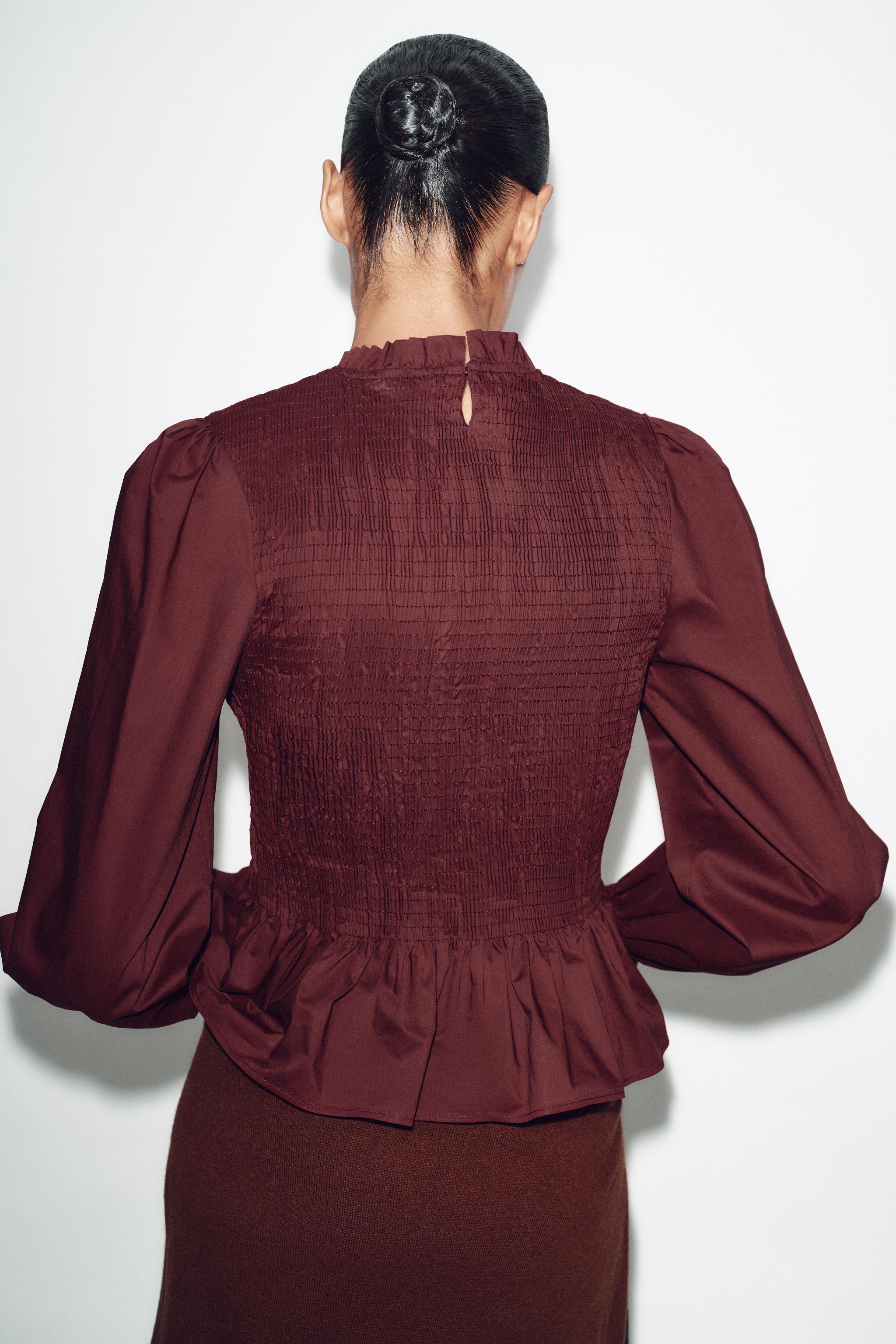 CHEMISE À RAYURES NID D'ABEILLE
