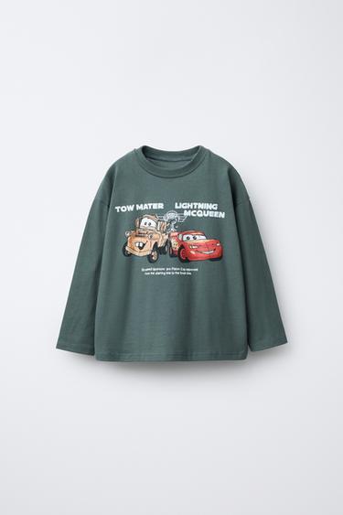 CARS LIGHTNING MCQUEEN © DISNEY PRINTED T-SHIRT - Green by Zara