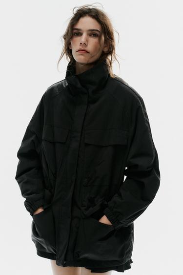 POCKETED QUILTED JACKET — Black 2