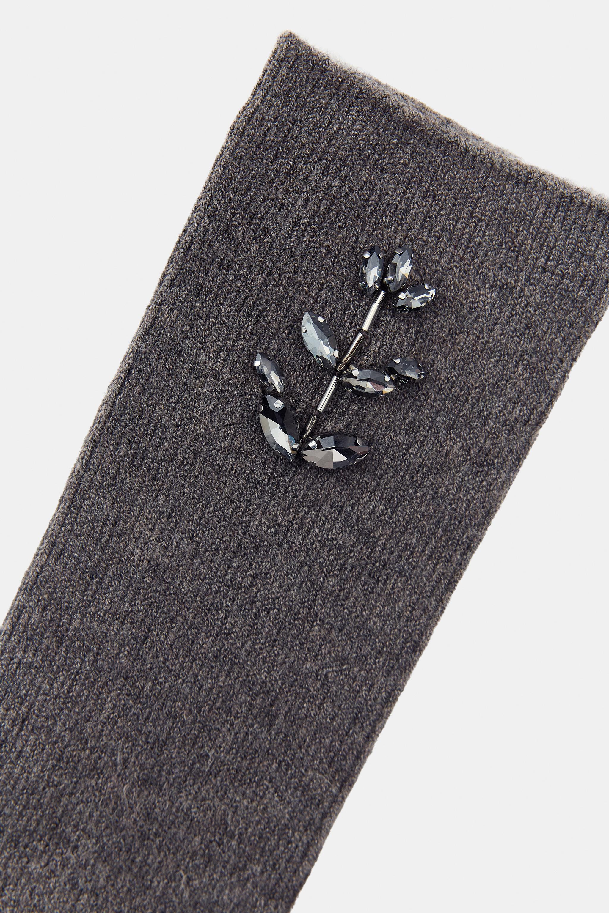 CHAUSSETTES UNIES BIJOUX