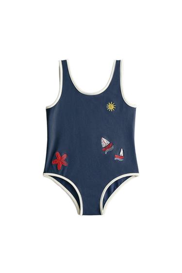 DĚTSKÉ MOŘSKÉ PLAVKY - Modrá Navy od Zara