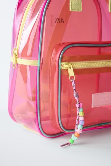 SAC À DOS EN VINYLE - Rose de Zara - Image 2