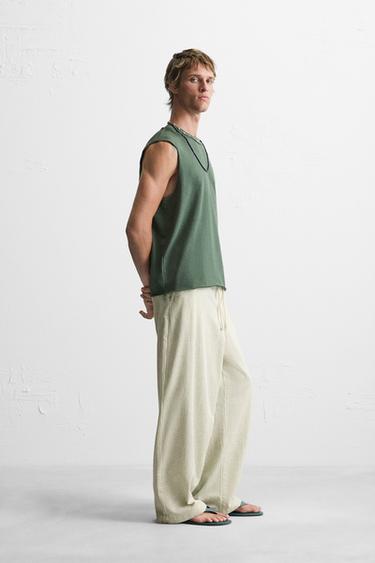 STRIPED BAGGY FIT TROUSERS - striped by Zara - Image 3
