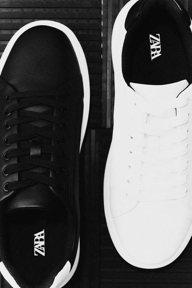 TRAINERS WITH HEEL DETAIL - Black by Zara
