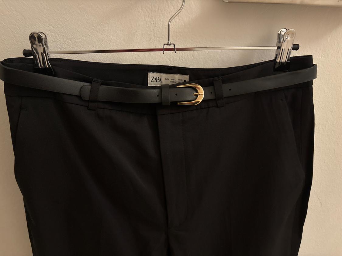 ZW COLLECTION BELT TROUSERS - Image 3