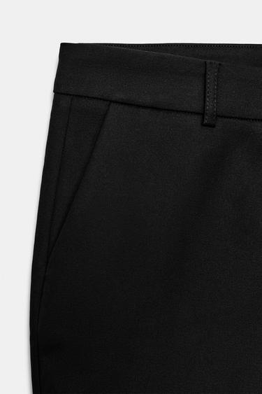PANTALON CAPRI TAILLE BASSE ZW COLLECTION - Noir de Zara - Image 8