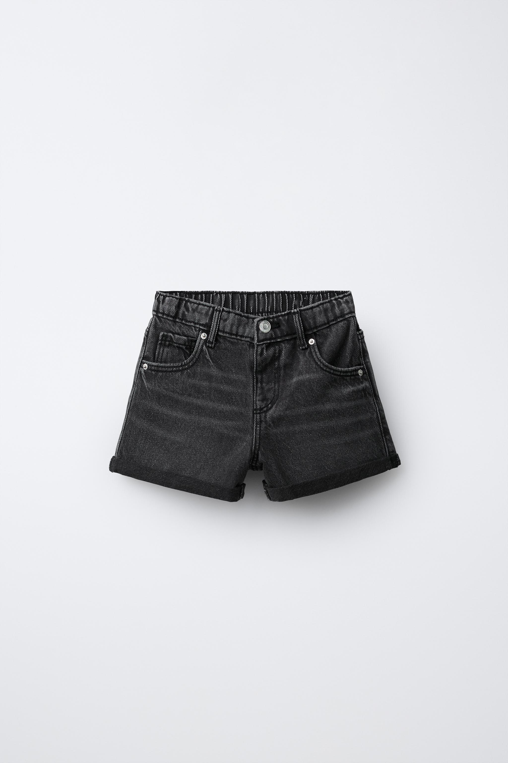 MOM FIT DENIM SHORTS