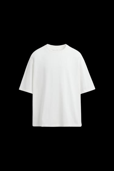 CONTRAST STRIPE T-SHIRT - White by Zara