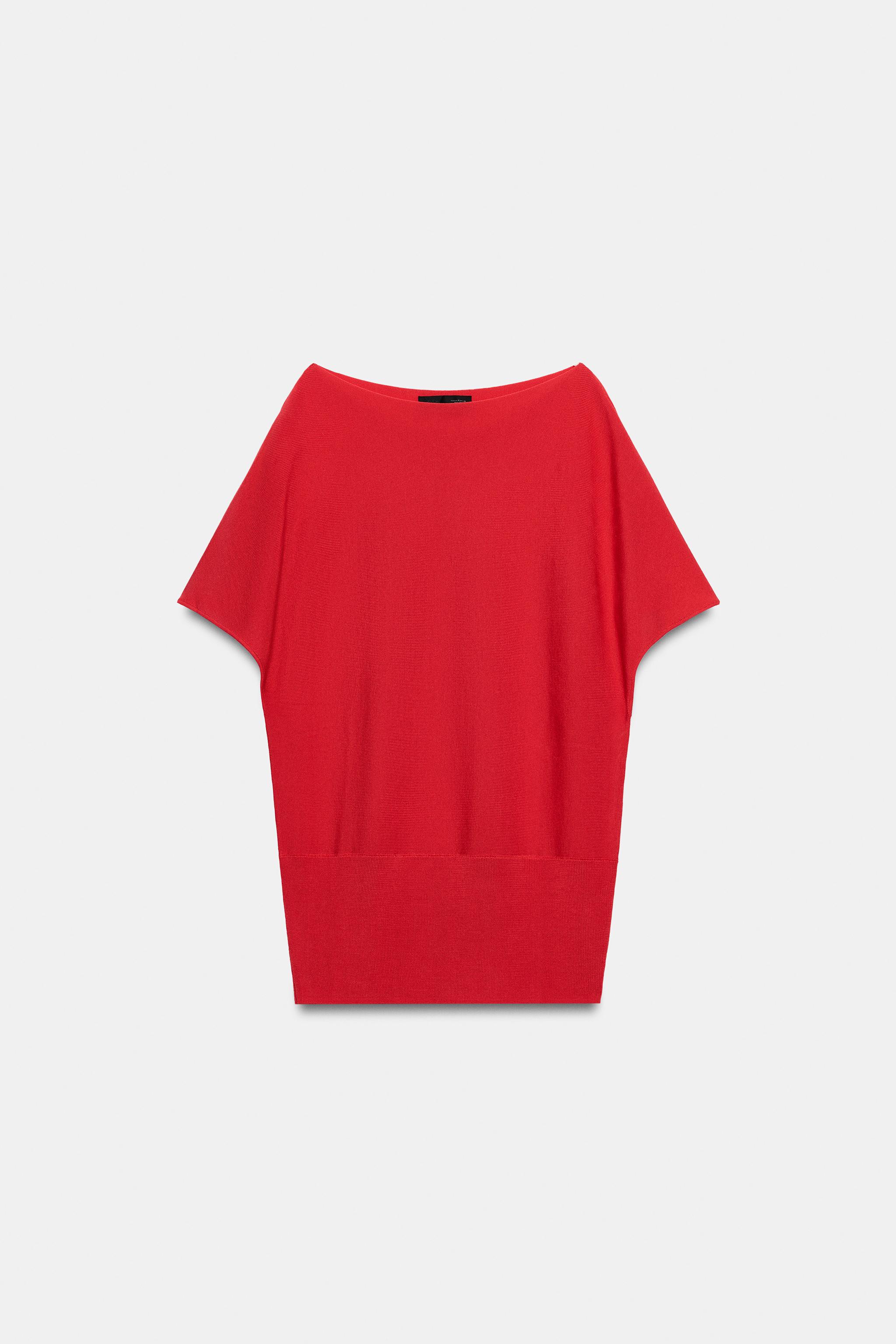 BOAT NECK KNIT TOP