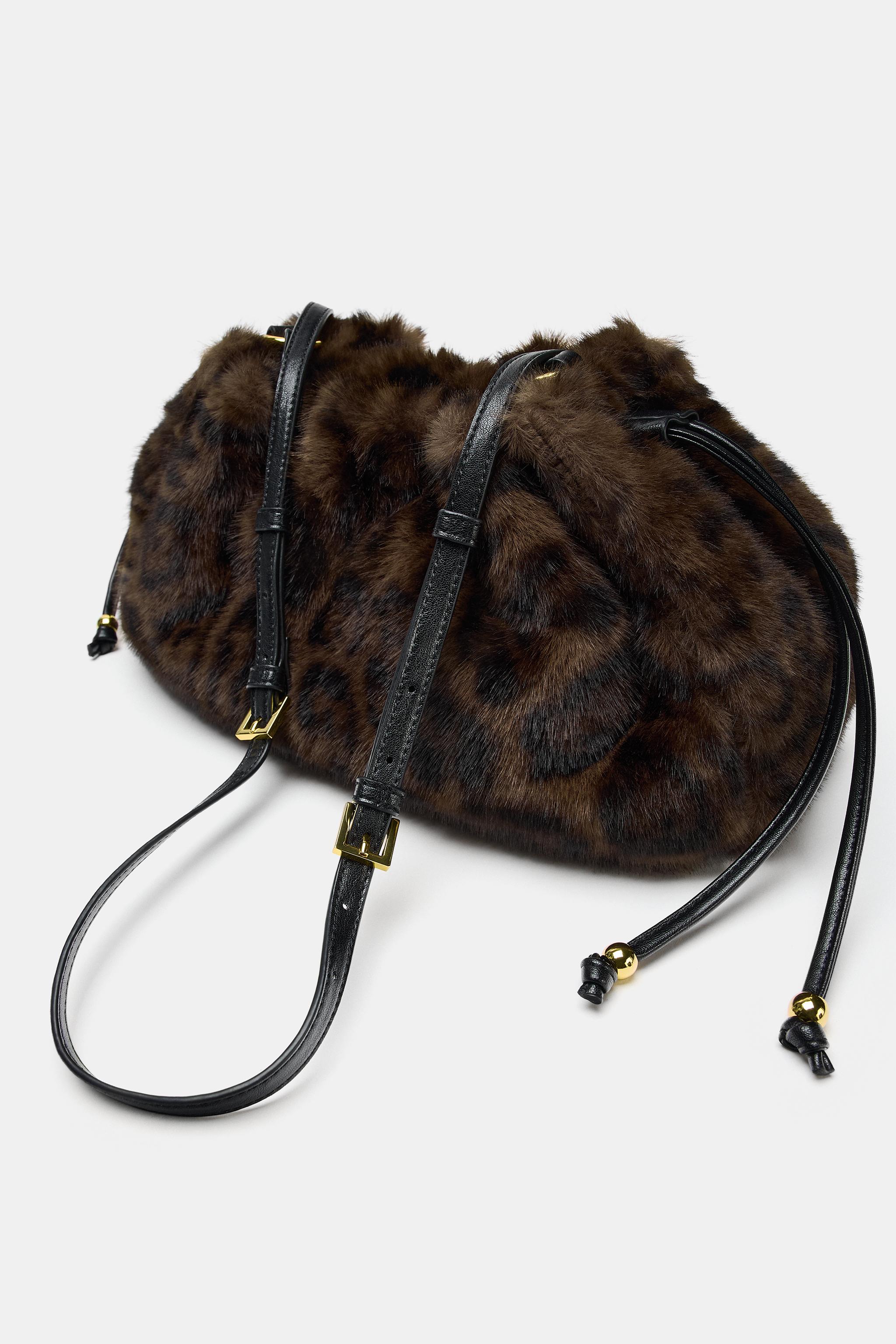 TEXTURED PRINT SHOULDER BAG