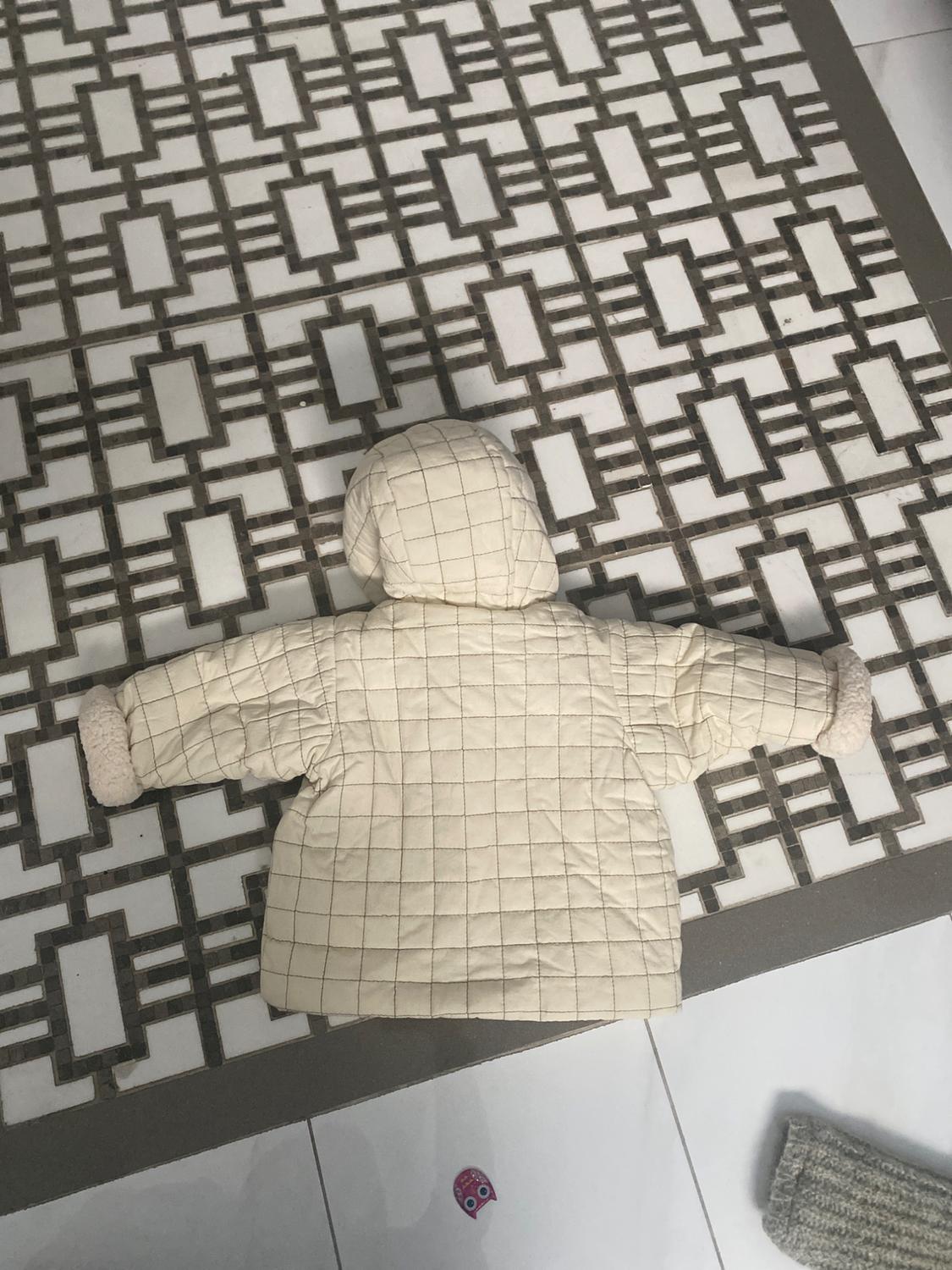 FAUX SHEARLING QUILTED JACKET - Image 2