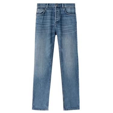 JEANS STRAIGHT BOOTCUT FIT ORIGINS - Blauw van Zara