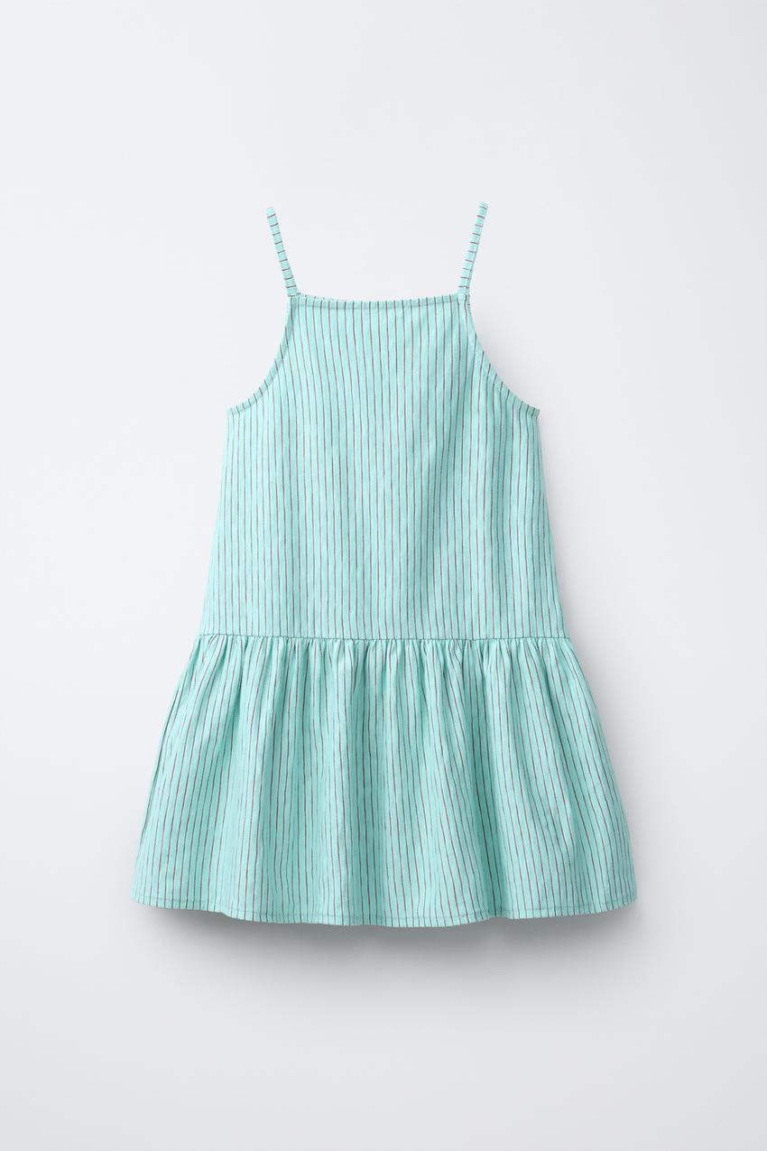 princess polly baby blue dress H&M white and blue Flared-skirt dress for Women