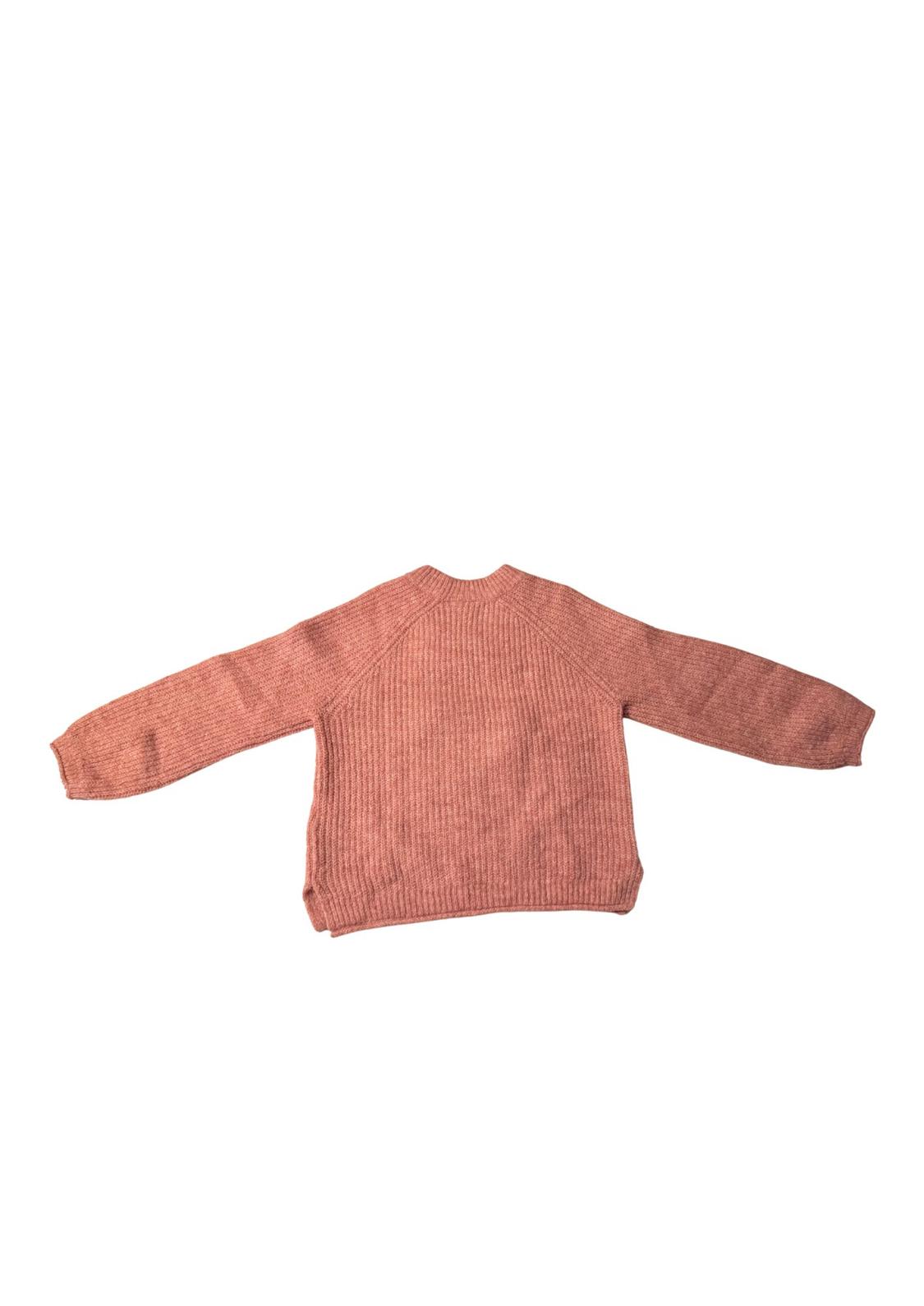 HALF CARDIGAN KNIT SWEATER - Image 2