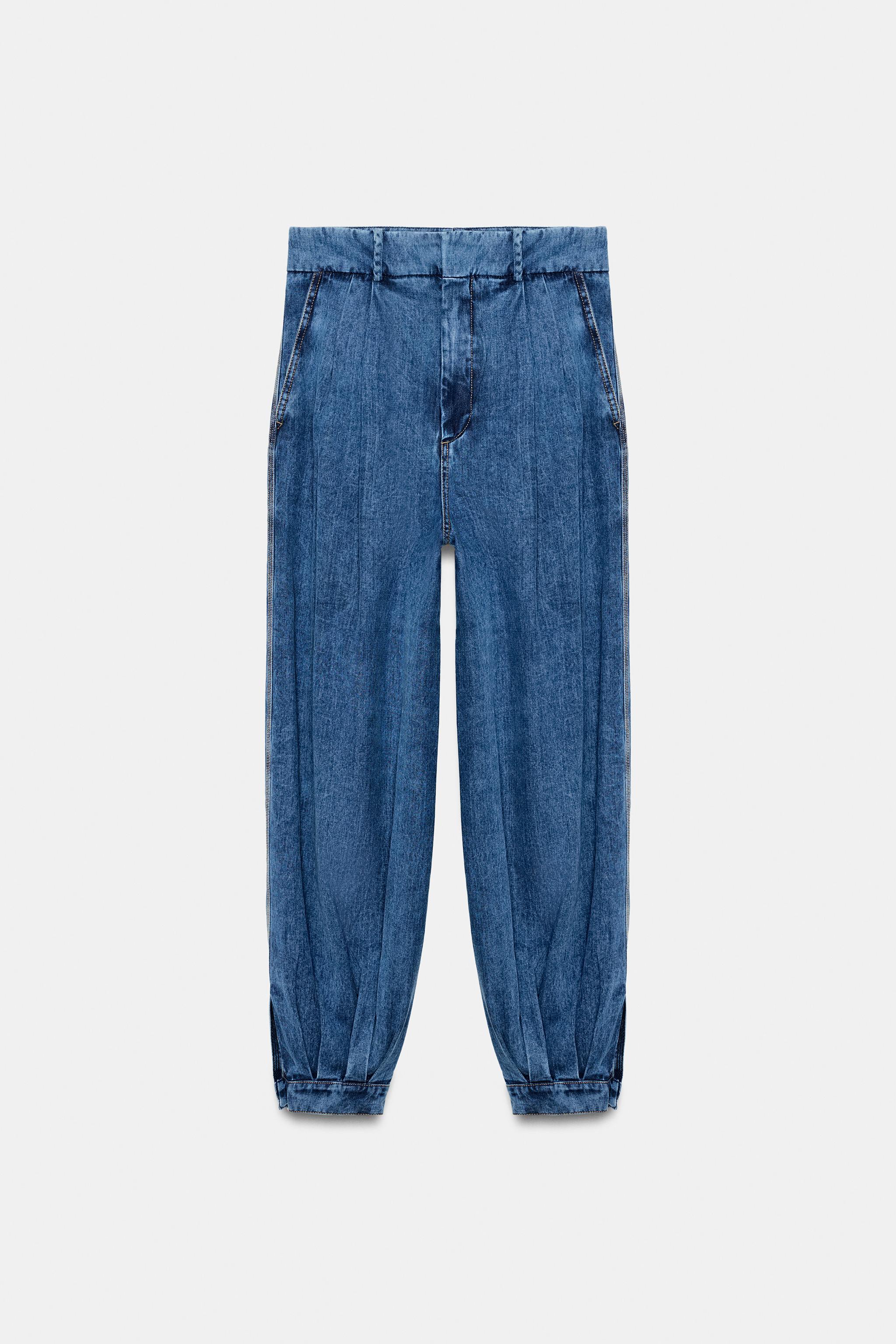 JEANS ZW COLLECTION BOMBACHA - Azul-claro | ZARA Brasil