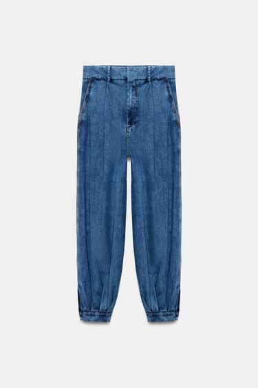 JEANS ZW COLLECTION BOMBACHO - Azul claro de Zara