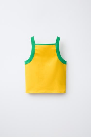 BRAZIL PRINT TOP - Yellow by Zara - Image 1