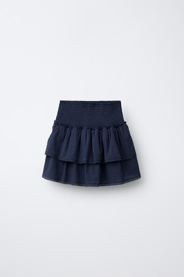 FALDA VOLANTES PLUMETI - Marino de Zara
